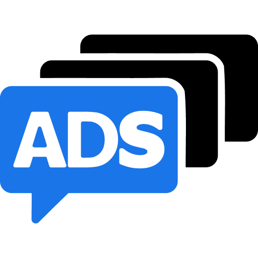 417231 ads advertisement client list advertising banners icon